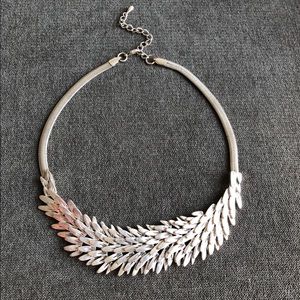 BCBC metal FEATHER necklace